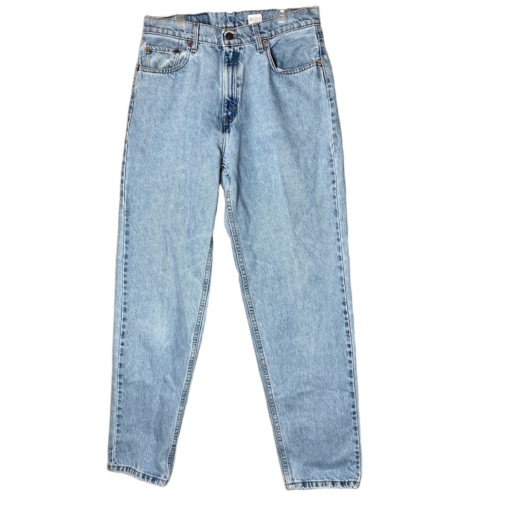 Levi's 561 Loose Fit Straight Leg Jeans Size 12 Light Wash Button Fly Vintage